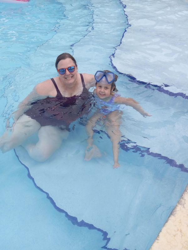 Swimming With Our Niece