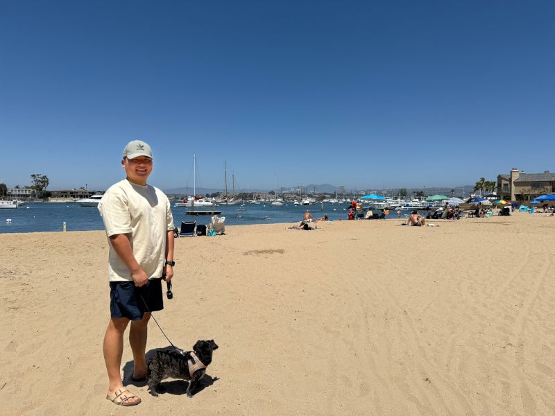 Sean & Coco at the Beach