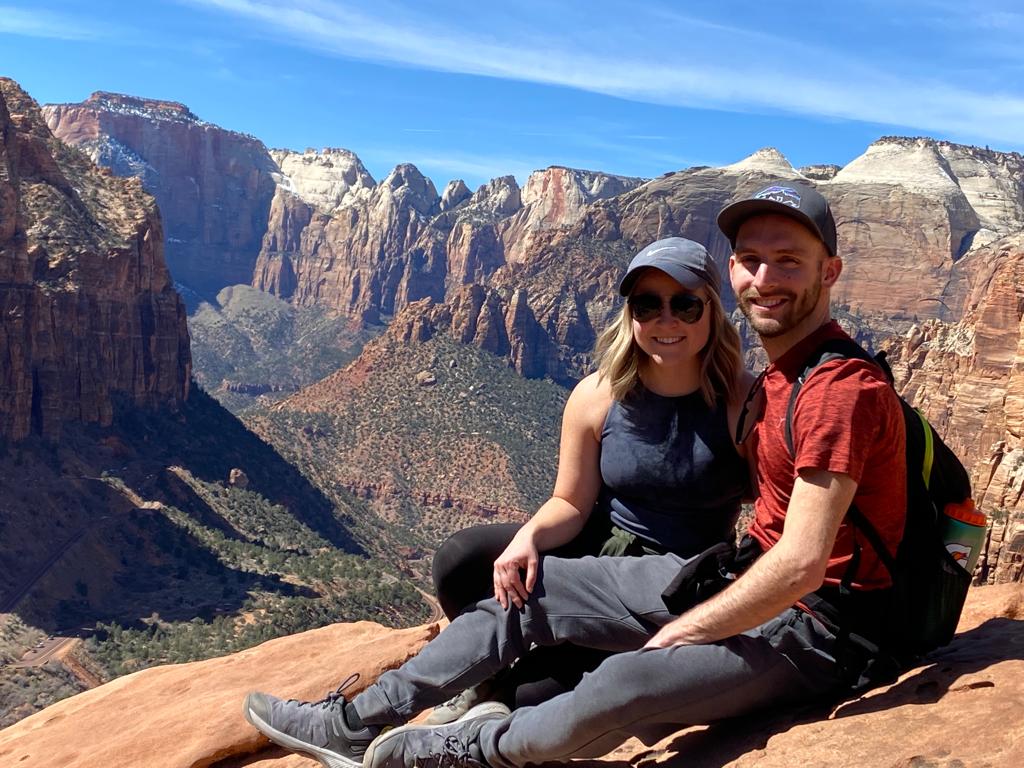 Enjoying the View on a Hike