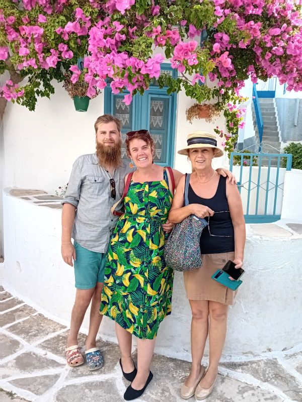 Greece with Marion's Mom