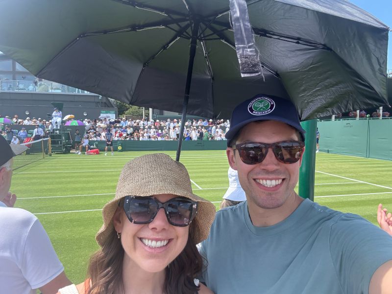 Watching Tennis at Wimbledon