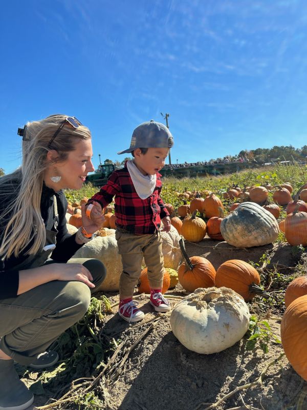 At the Pumpkin Patch