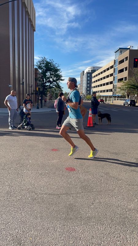 Cory Running a Half Marathon