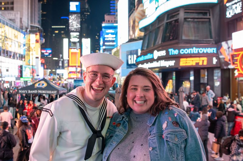 Times Square at Navy Fleet Week