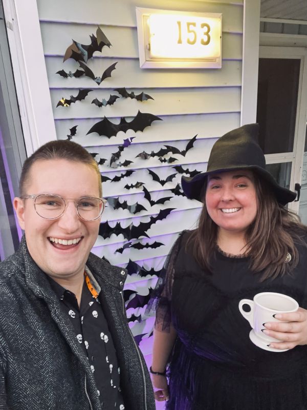 Ready to Hand Out Candy on Halloween