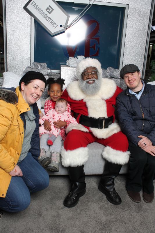 Family Picture With Santa