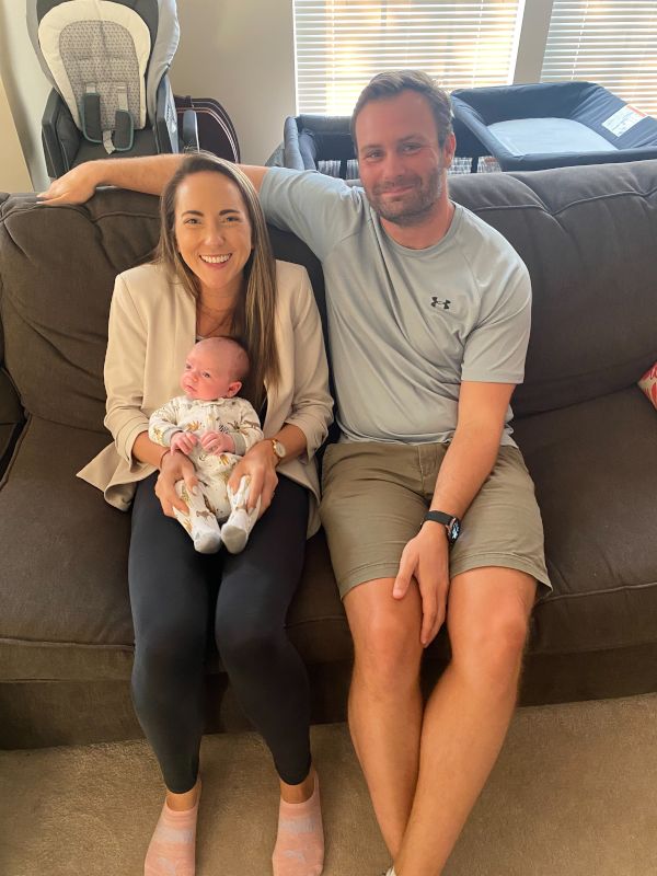 Visiting a Family Friend's Newborn