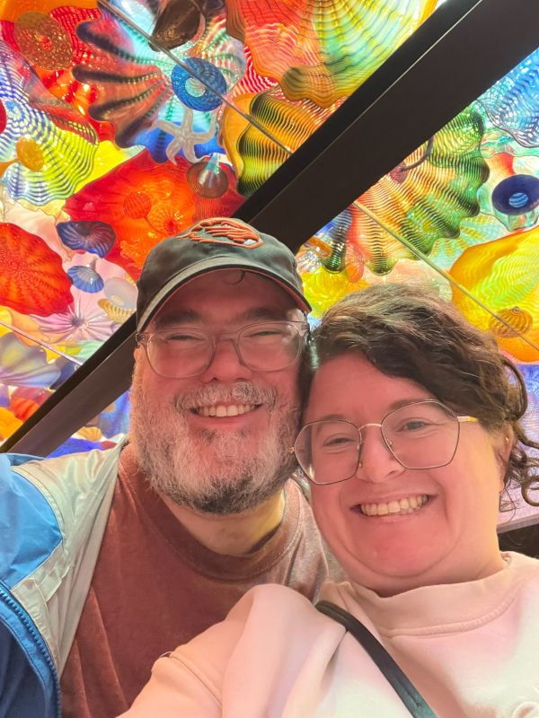 At the Chilhuly Glass Art Museum