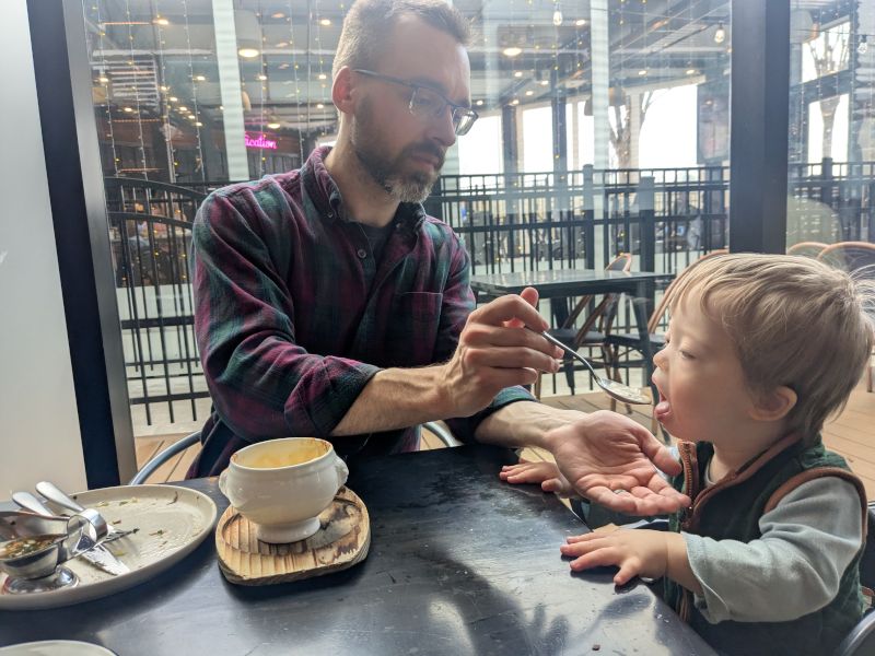 Sharing Crab Soup with Victor
