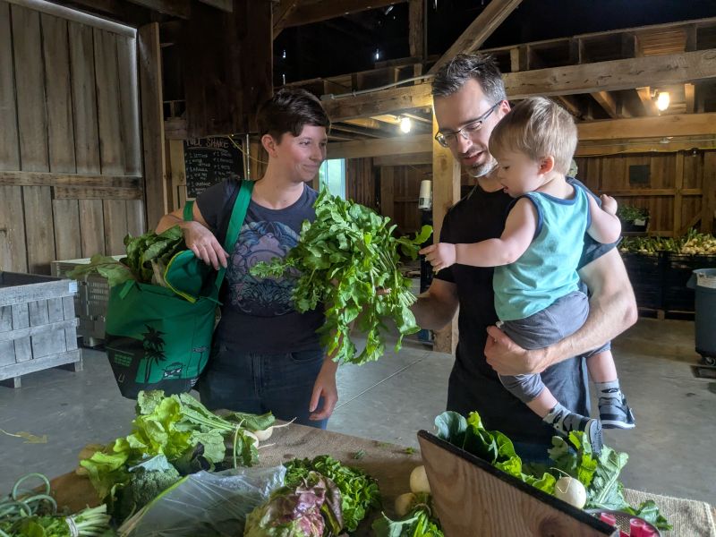 Visiting a Local Crop Share