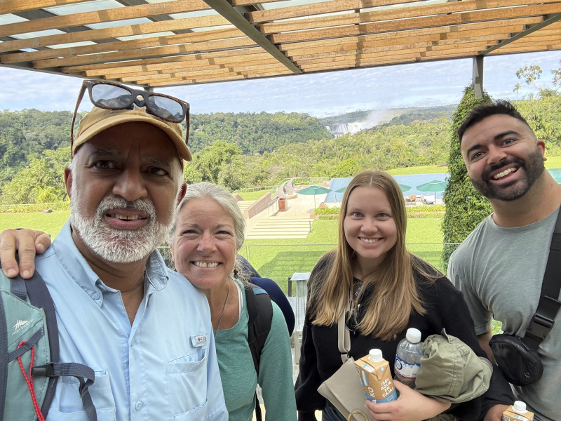 Exploring Argentina with Kumar's Parents