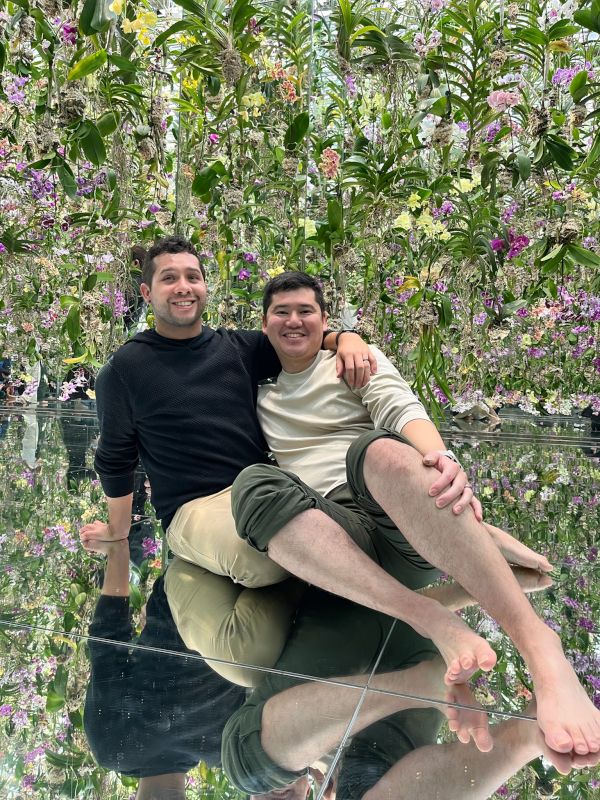 Surrounded by Orchids in a Stunning Installation