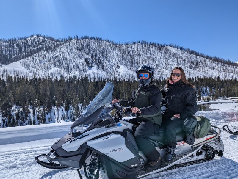 Snowmobiling in Idaho