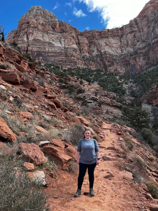 Heather Hiking in Zion