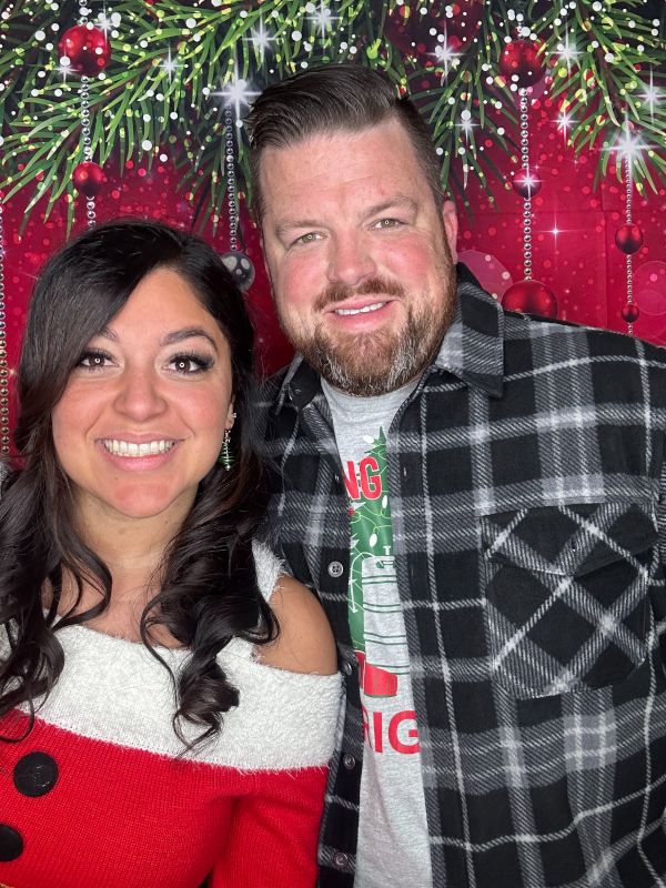 At a Christmas Party