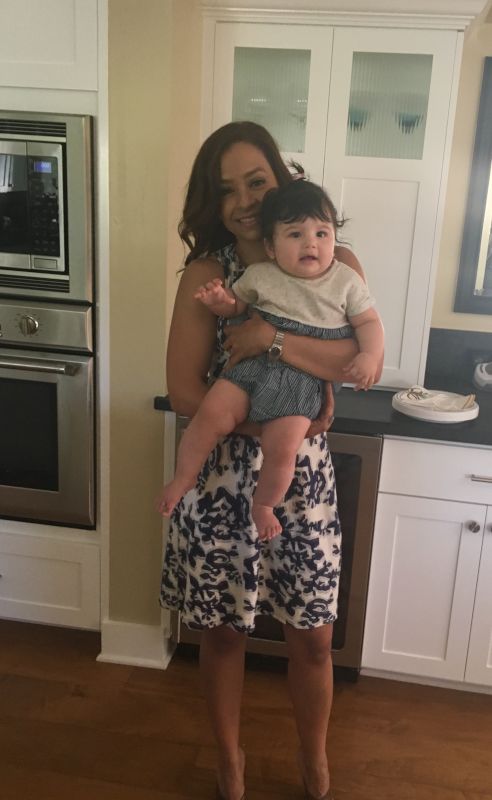 Giselle Soaking Up Some Baby Cuddles