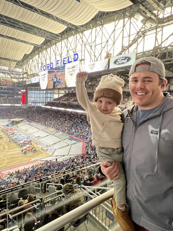 Having Fun at Monster Jam