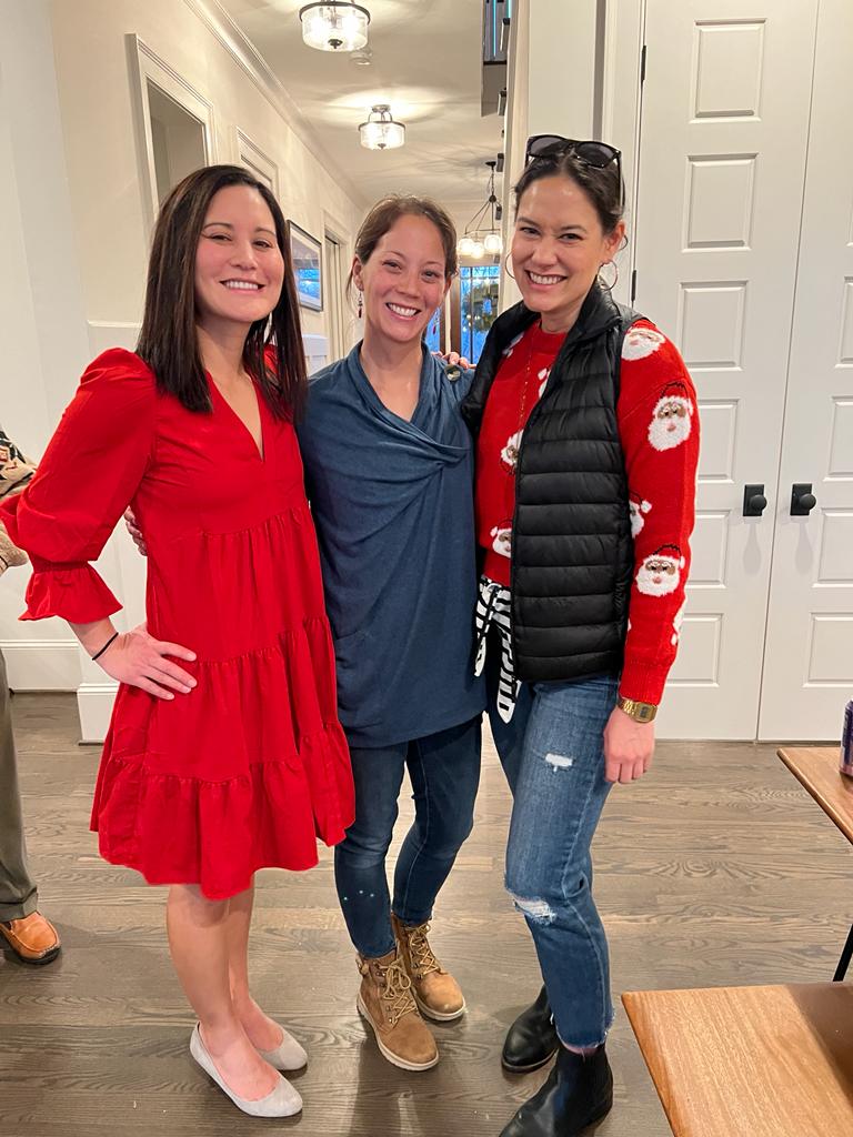 Abby Celebrating Christmas with Her Sisters