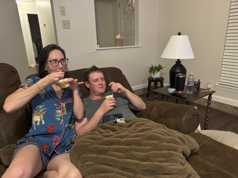 Evening Ice Cream Date at Home