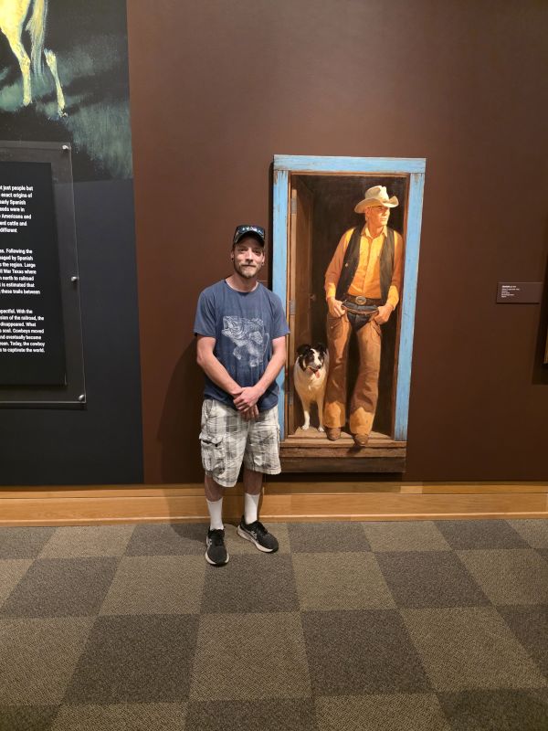 Mark at the Cowboy Museum