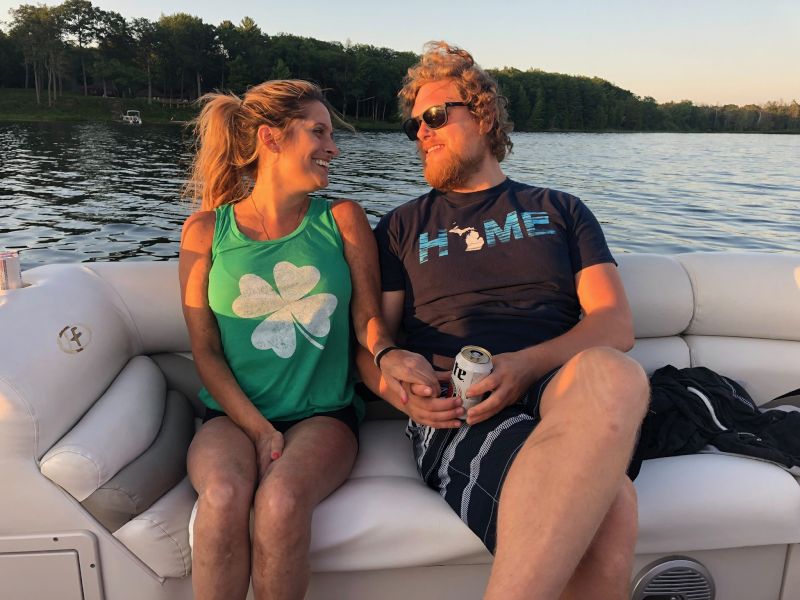 On the Boat During Our Family Vacation