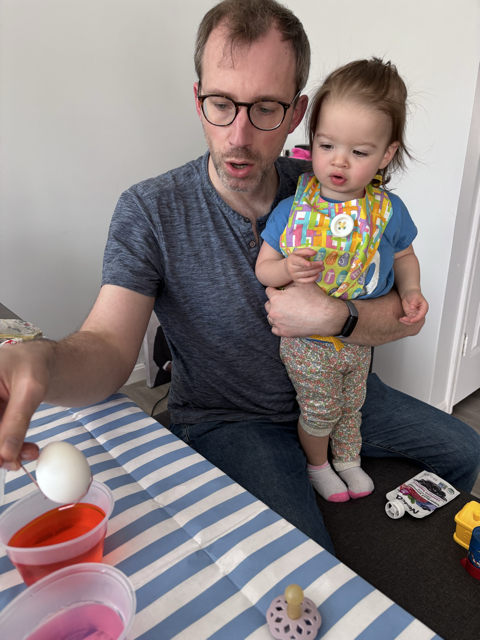 Dying Easter Eggs