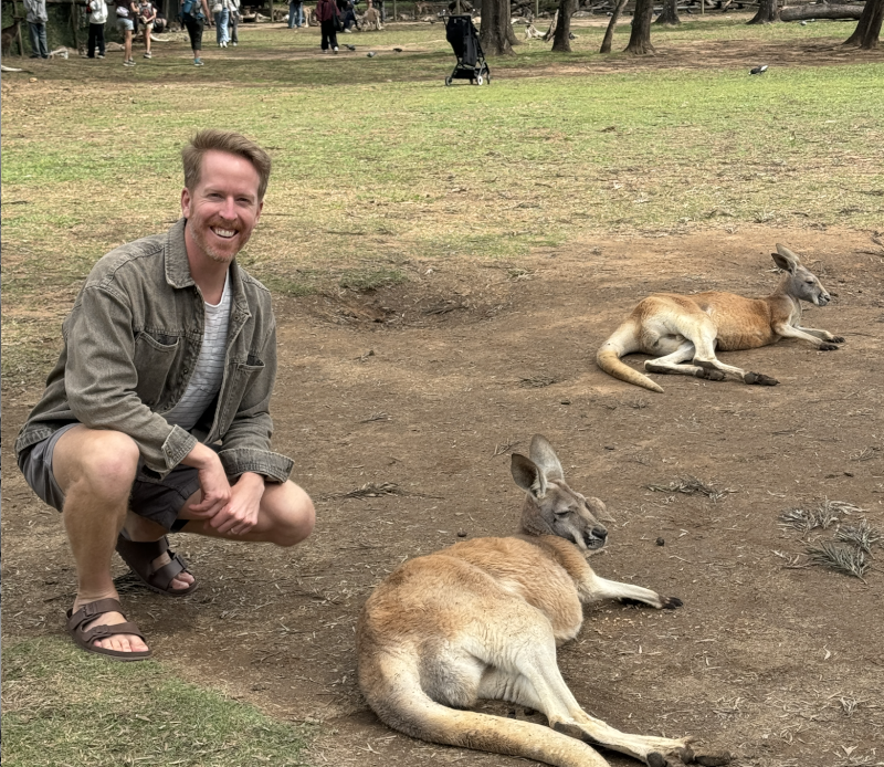 Andrew Visiting Australia