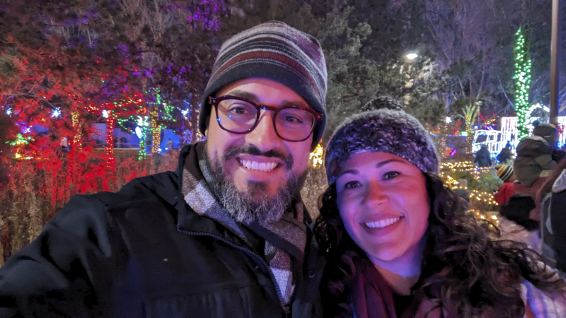 Enjoying the River of Lights
