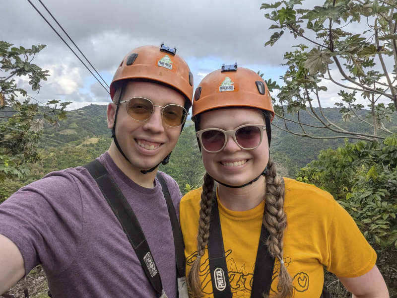 Ziplining Through the Rainforest in Puerto Rico