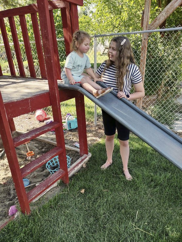 Bethany Playing with Her Niece