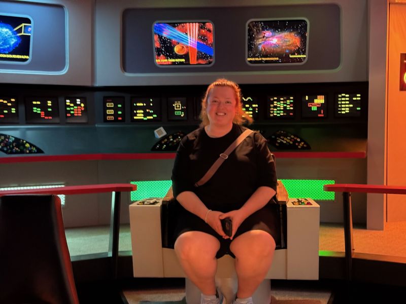 At the Star Trek Museum