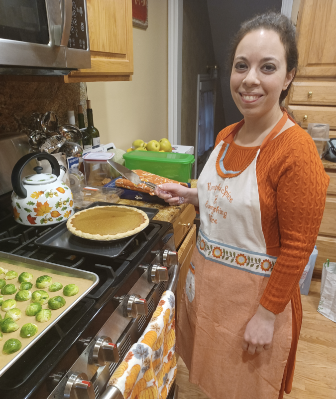 Maria Cooking some Fall Recipes