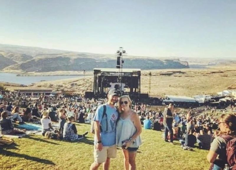 At the Dave Matthews Band Concert
