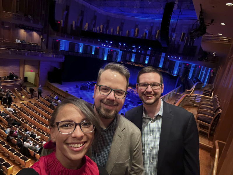 We Got Dressed up to See a Jazz Concert With a Friend