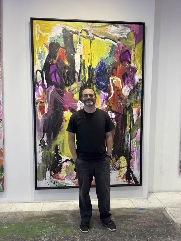 Steve Exploring Modern Art in Cleveland