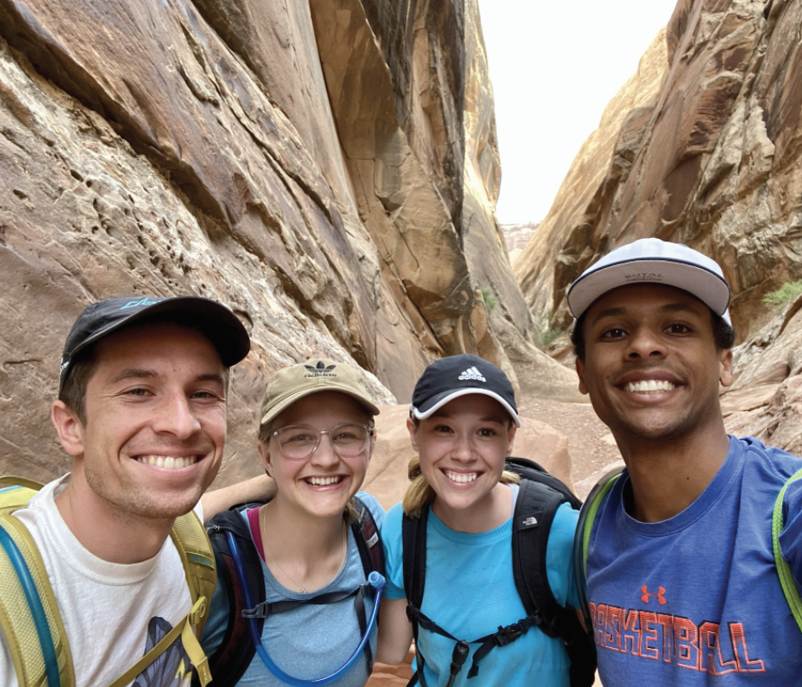 Hiking in Slot Canyons