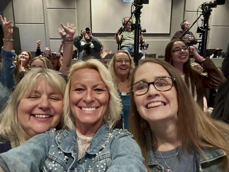 Elizabeth With Friends - Sisterhood Night at Church
