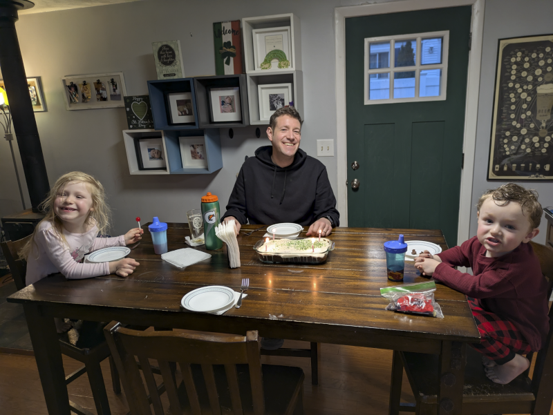Dinner Time in Our Dining Room