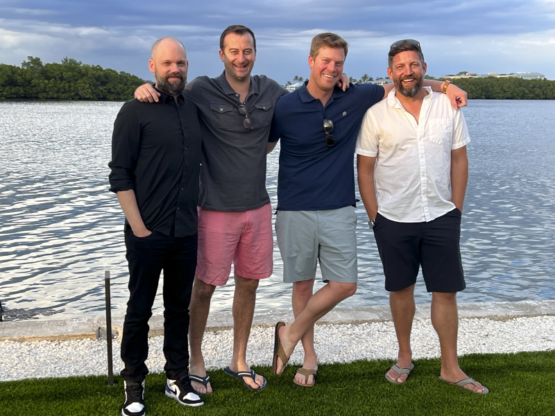 Jeremy With His Good Friends