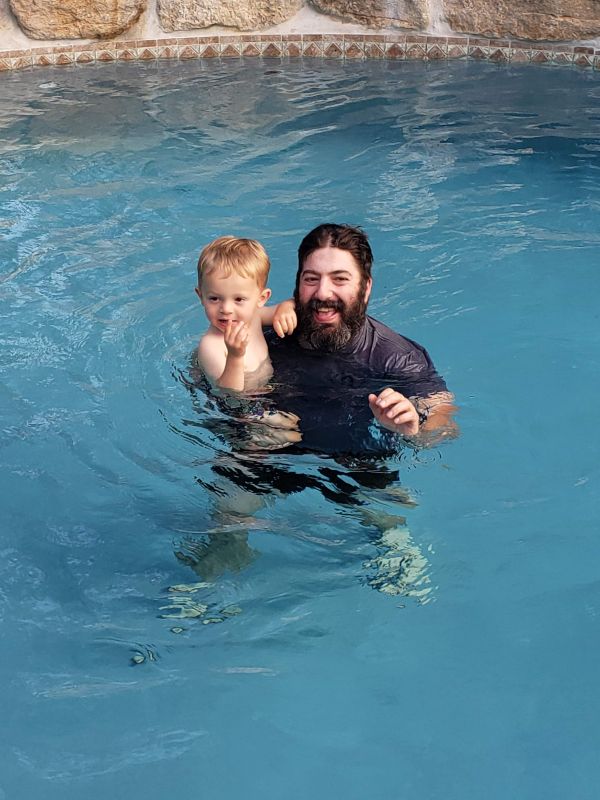 Swimming With Daddy