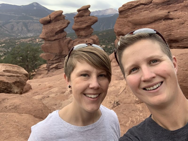 Hiking at Garden of the Gods