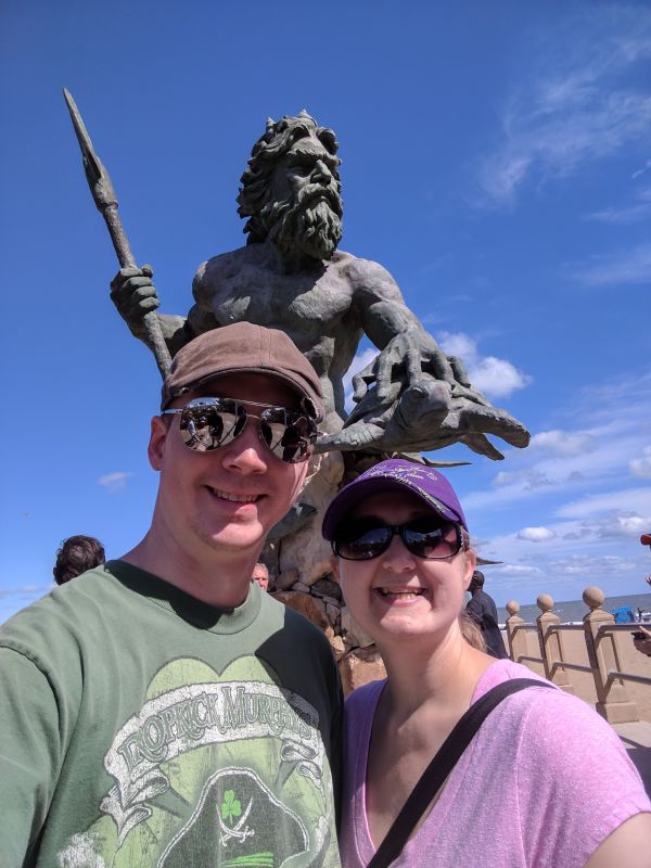 Visiting Neptune at Our Local Beach