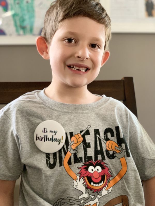 Celebrating Grant's Birthday