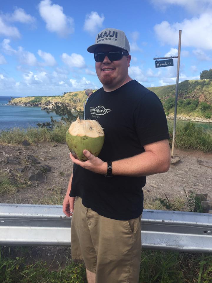 Sipping From a Coconut in Paradise