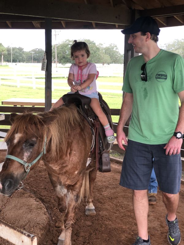 Pony Ride at a Nearby Farm