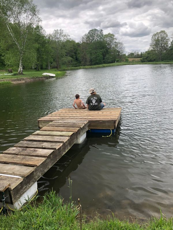 Abbie & Ljubo at the Pond