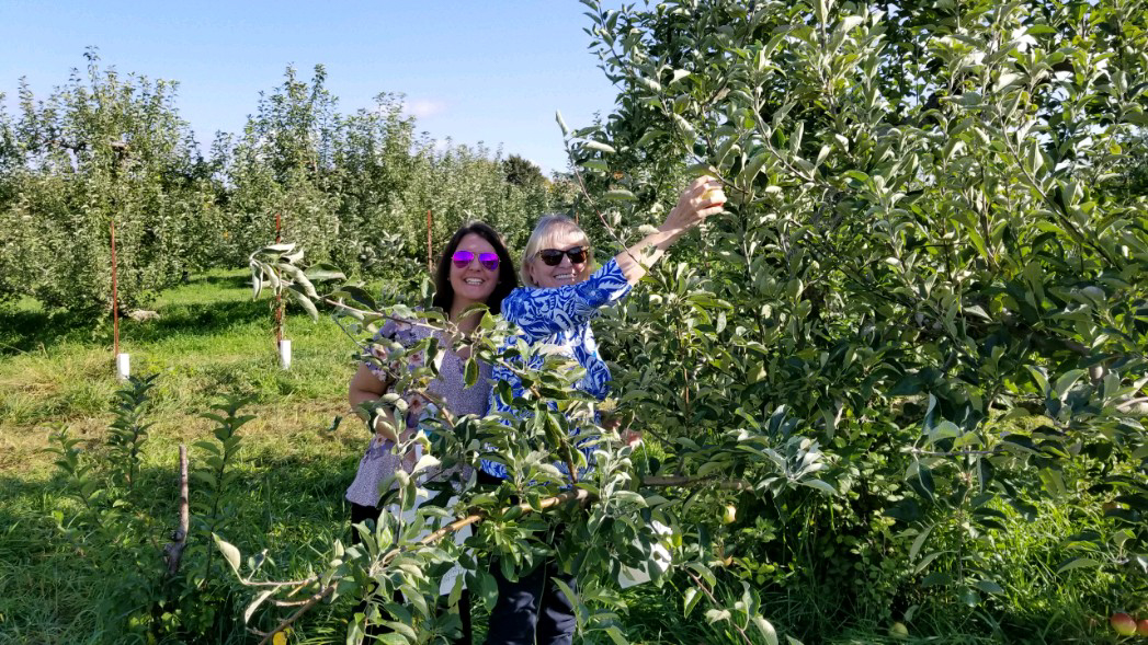 Alex & Her Mom Picking Apples