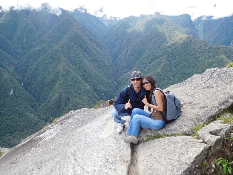 Taking in the Views at Machu Picchu