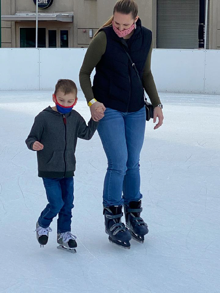 Ice Skating With Stone