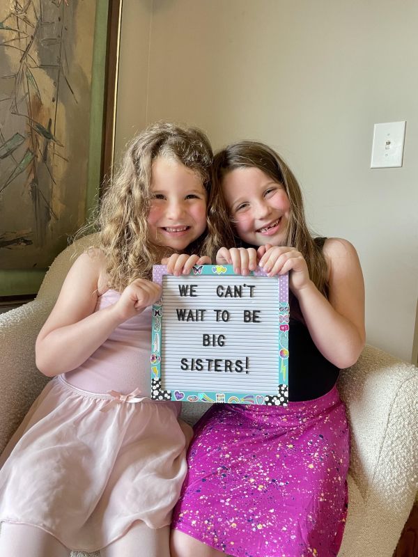 Excited to Be Big Sisters!